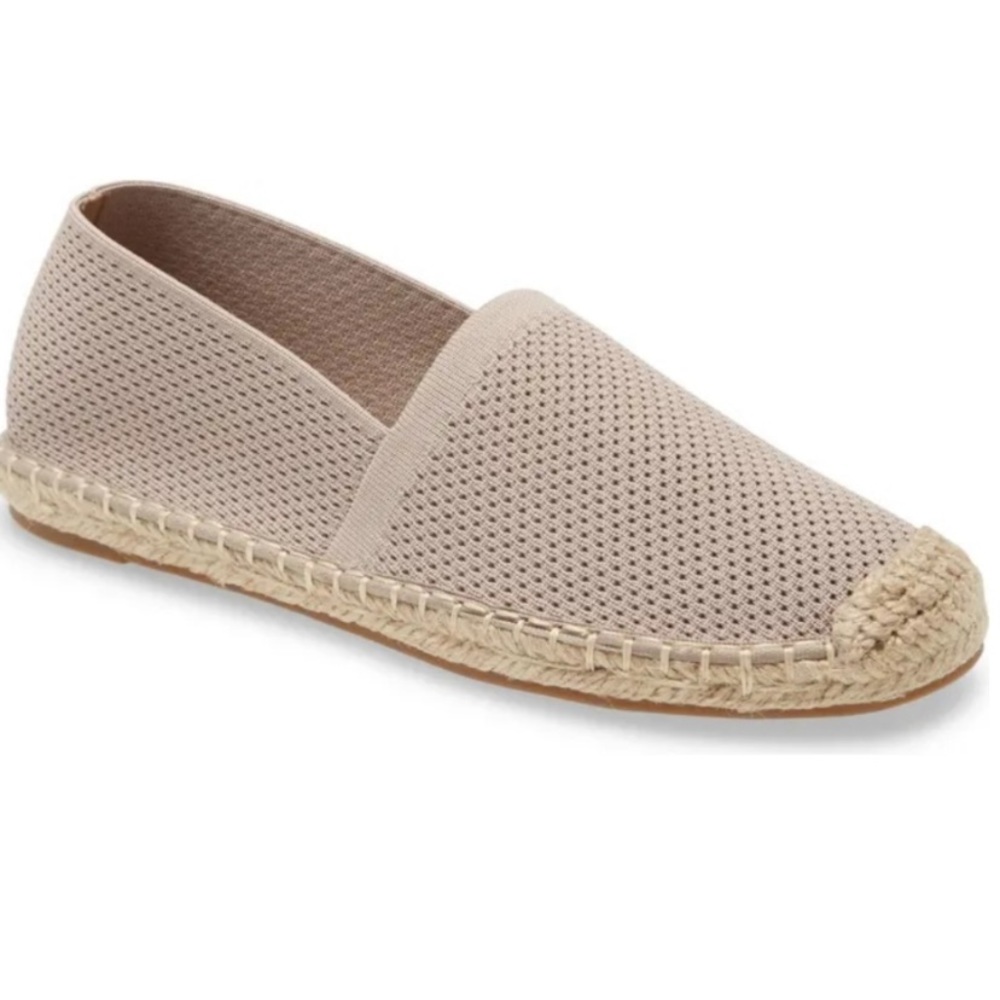 Eileen Fisher Live knit espadrille flat blush